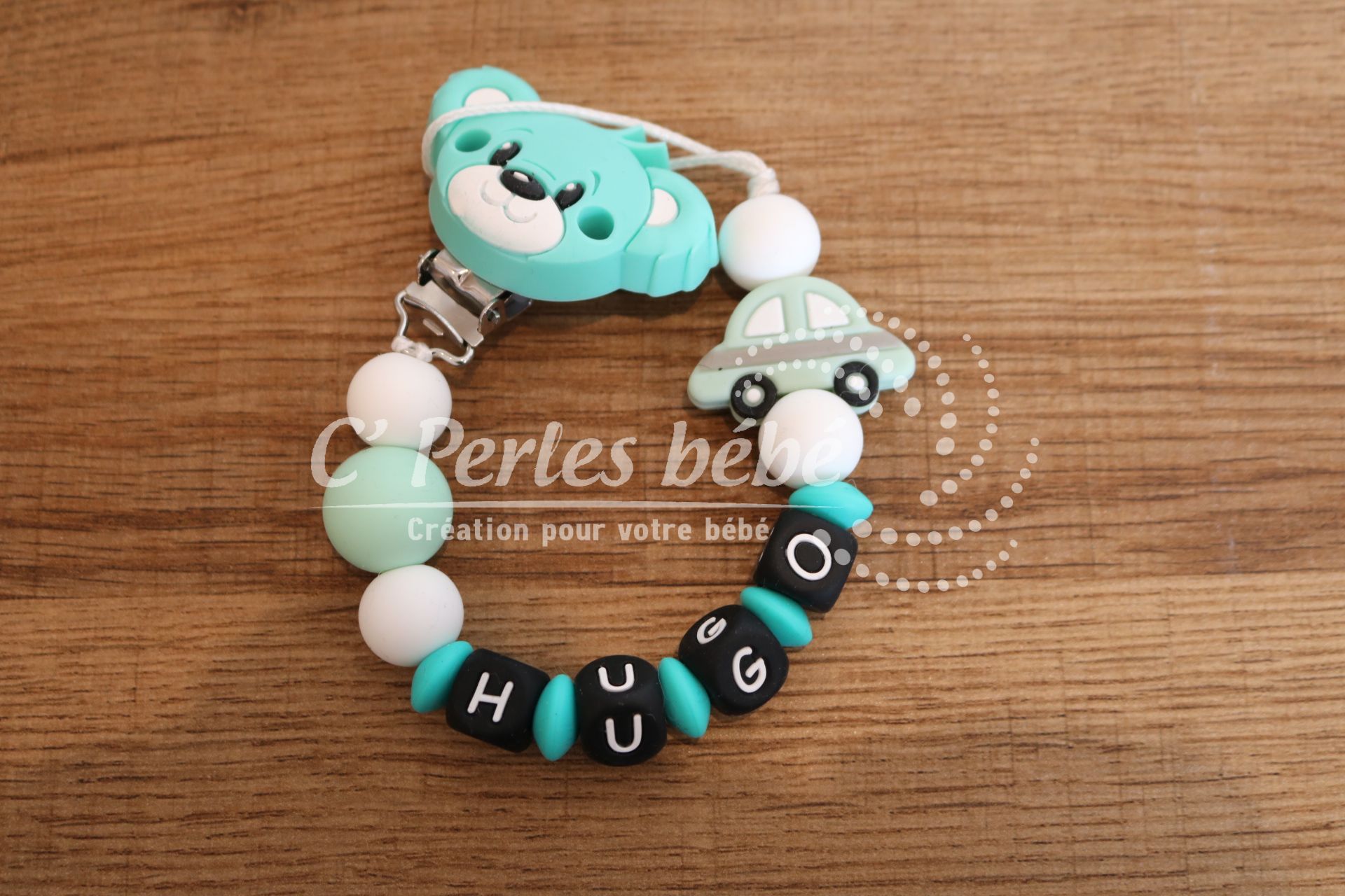 Attache tétine mixte