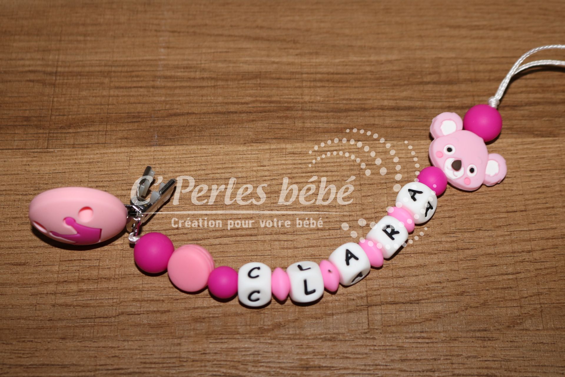 Attache tétine fille Attache tétine fille