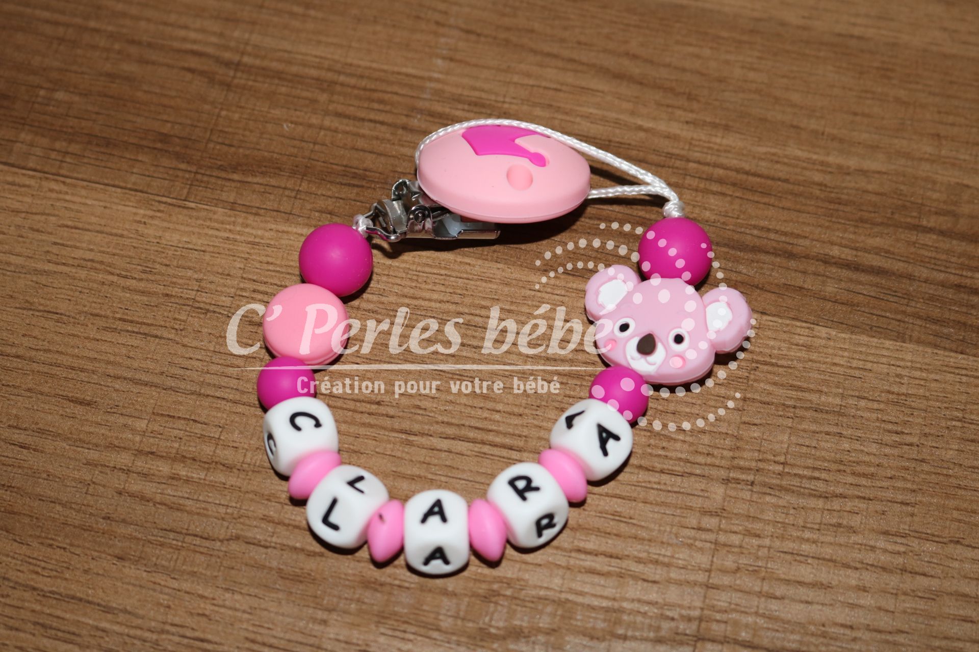 Attache tétine fille Attache tétine fille