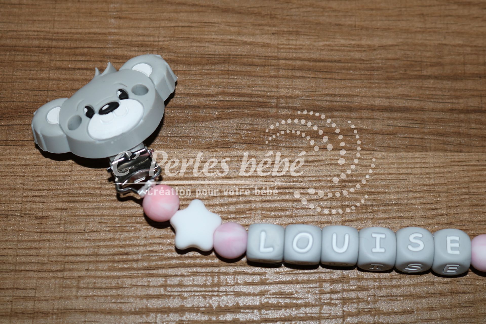 Attache tétine fille