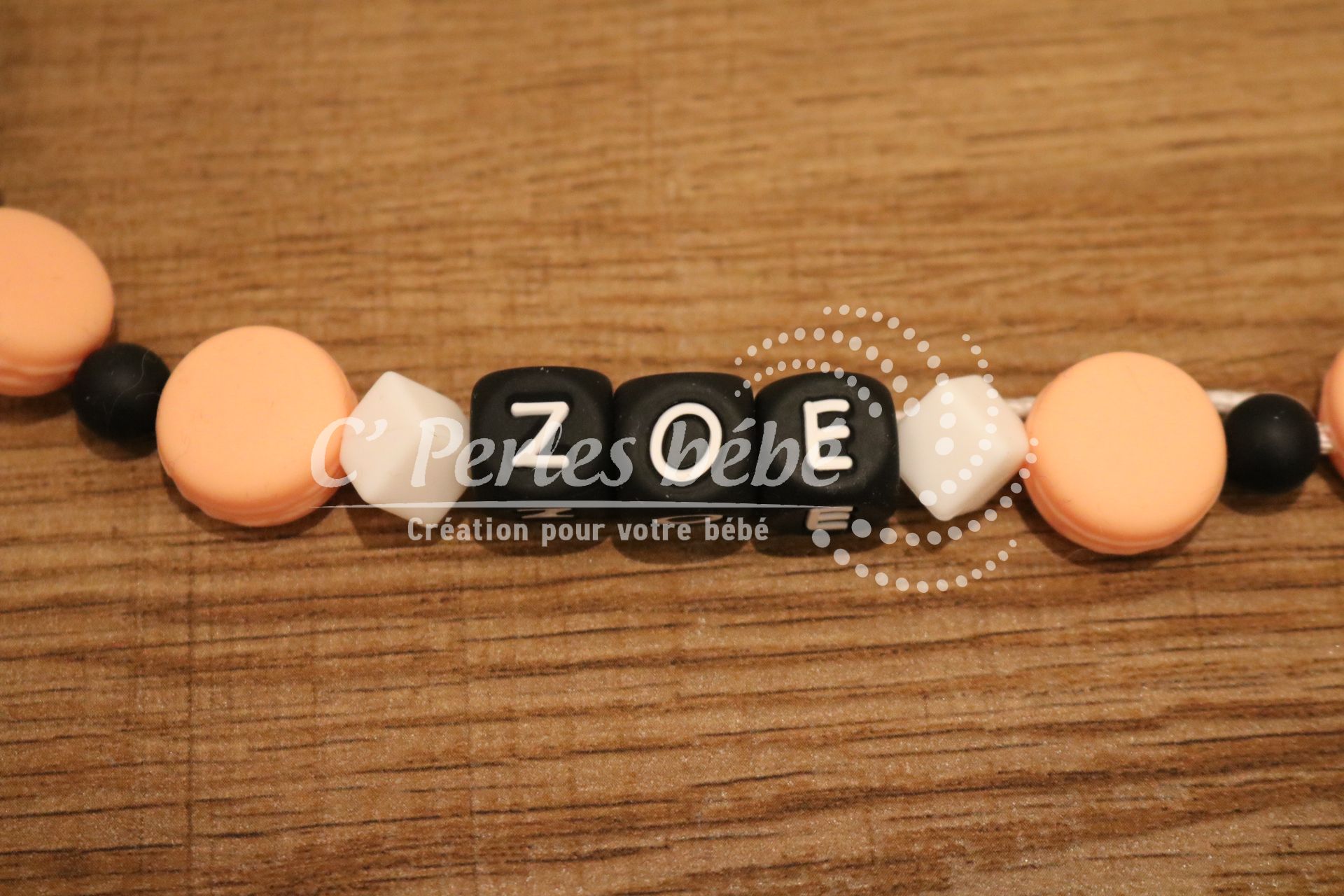 Attache tétine personnalisé