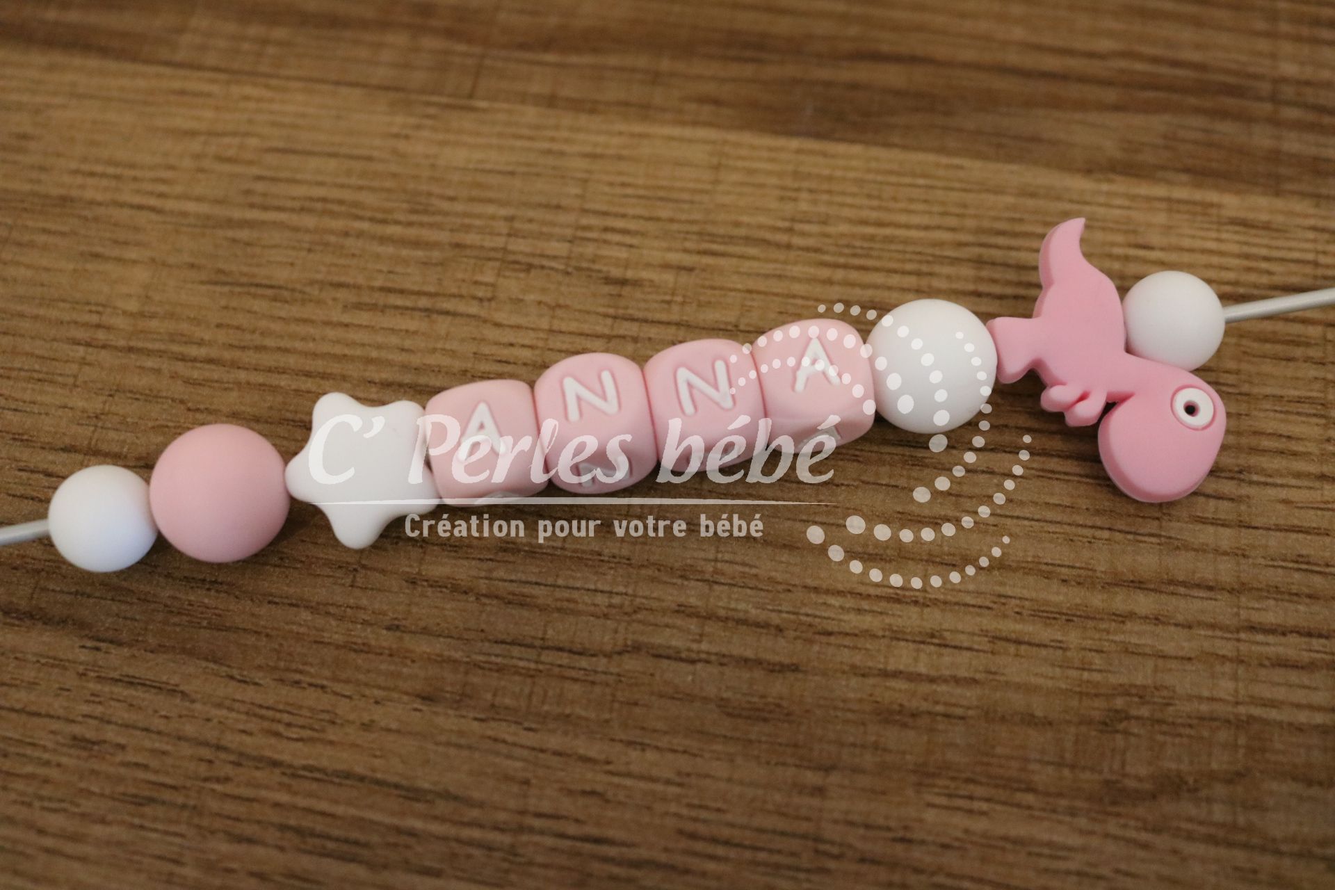 Attache tétine dinosaure Attache tétine dinosaure