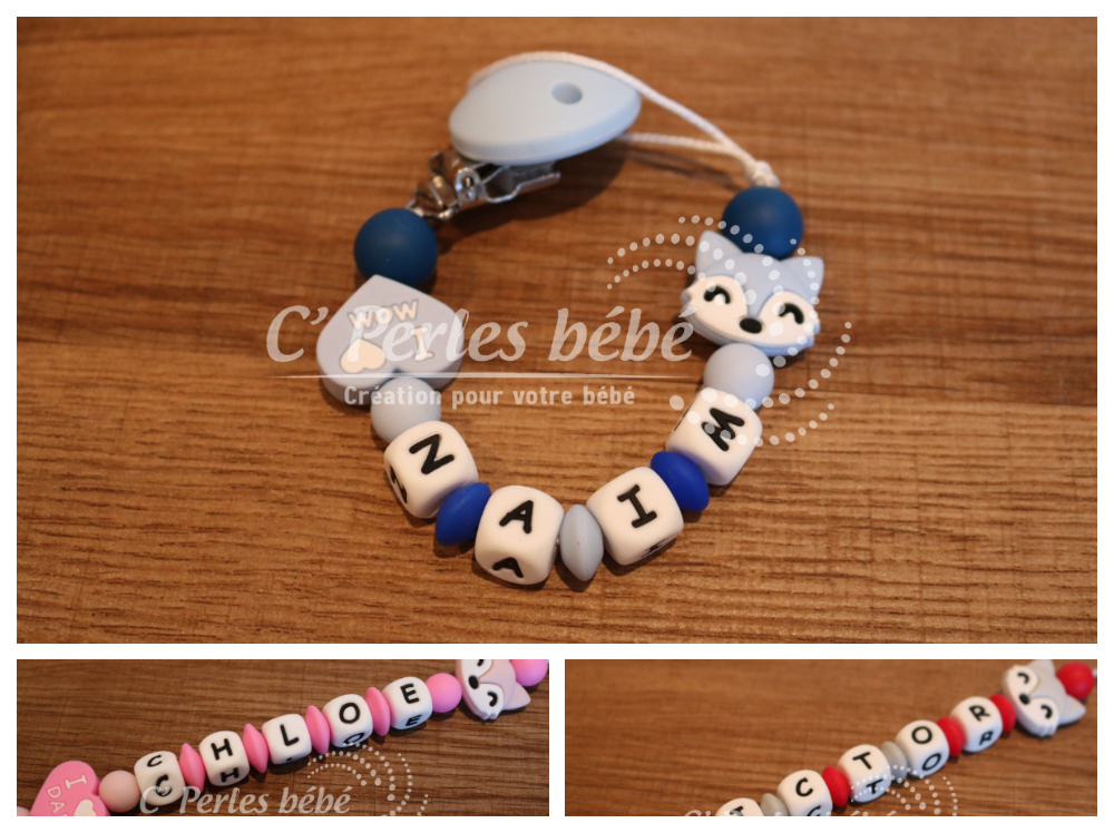 Attache sucette fille