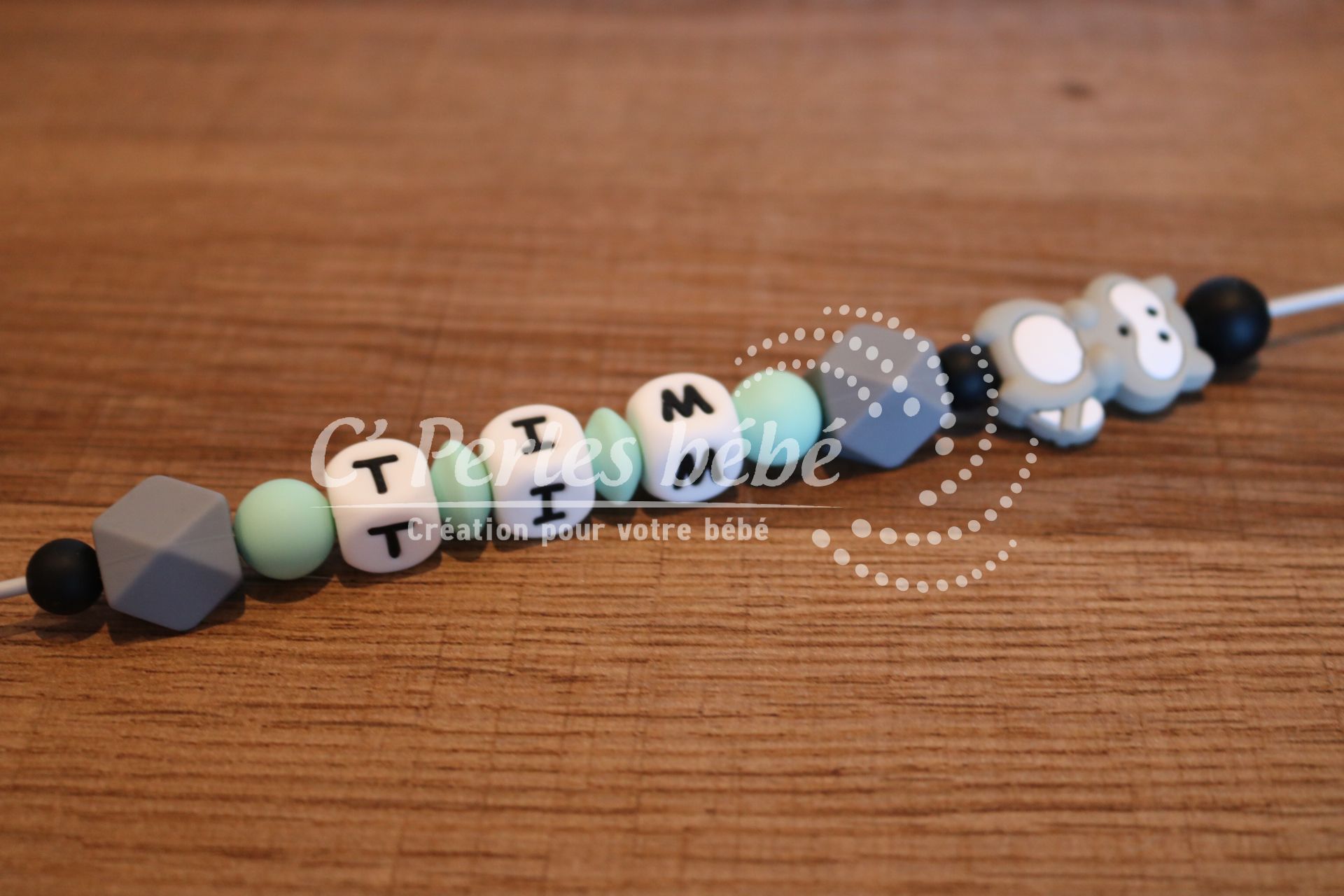 Attache sucette raton laveur Attache sucette raton laveur