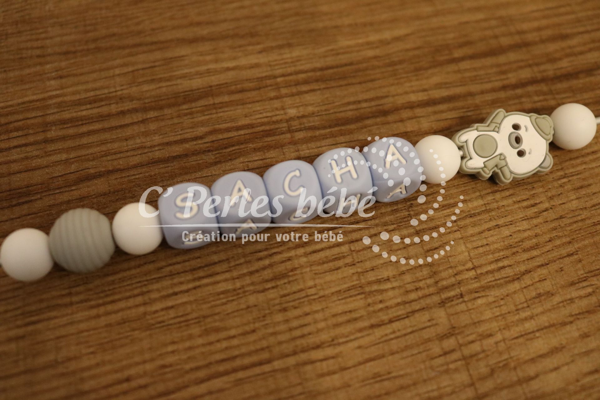 Attache tétine ourson Attache tétine ourson