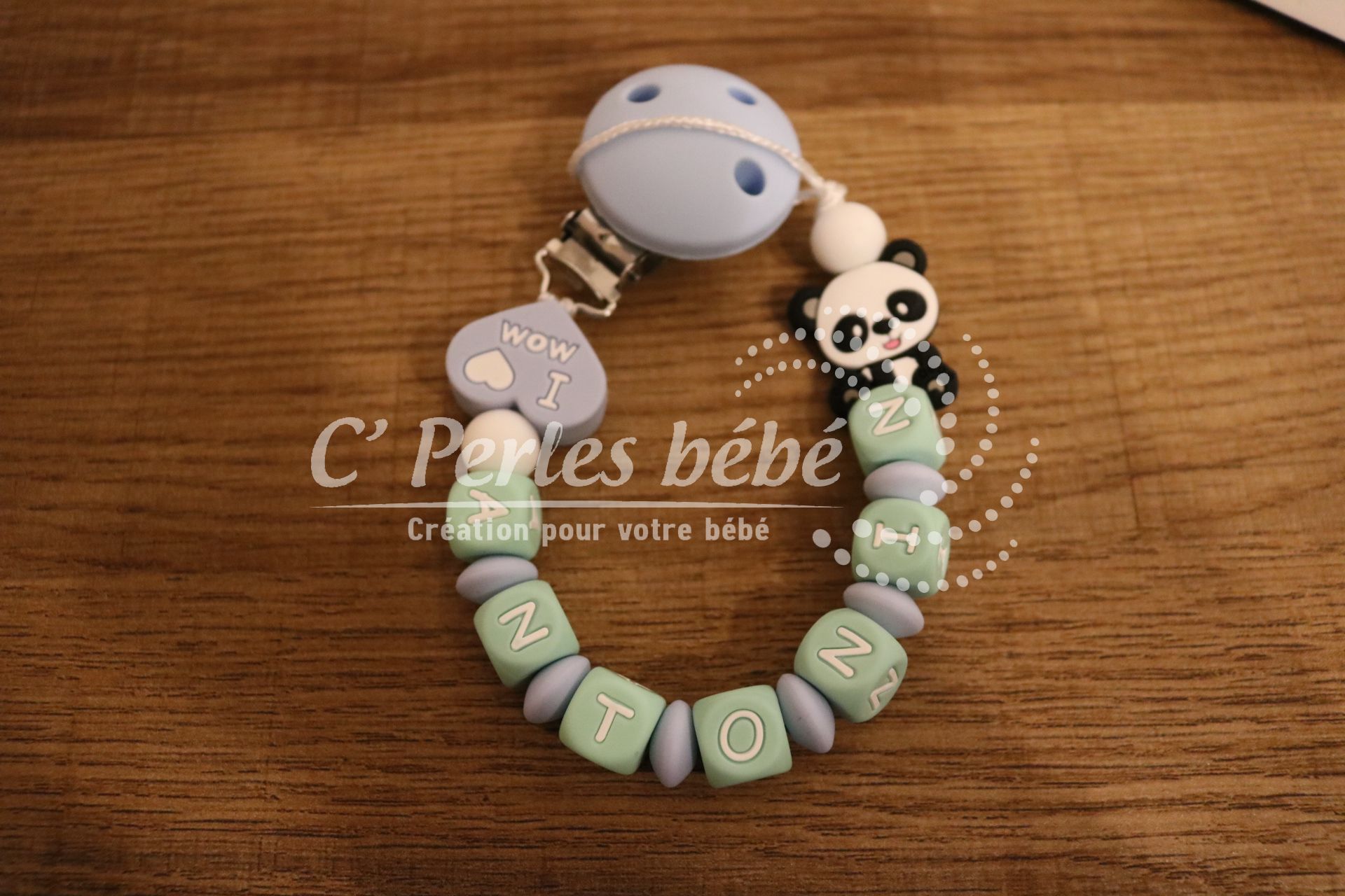 Attache sucette coloré Attache sucette coloré