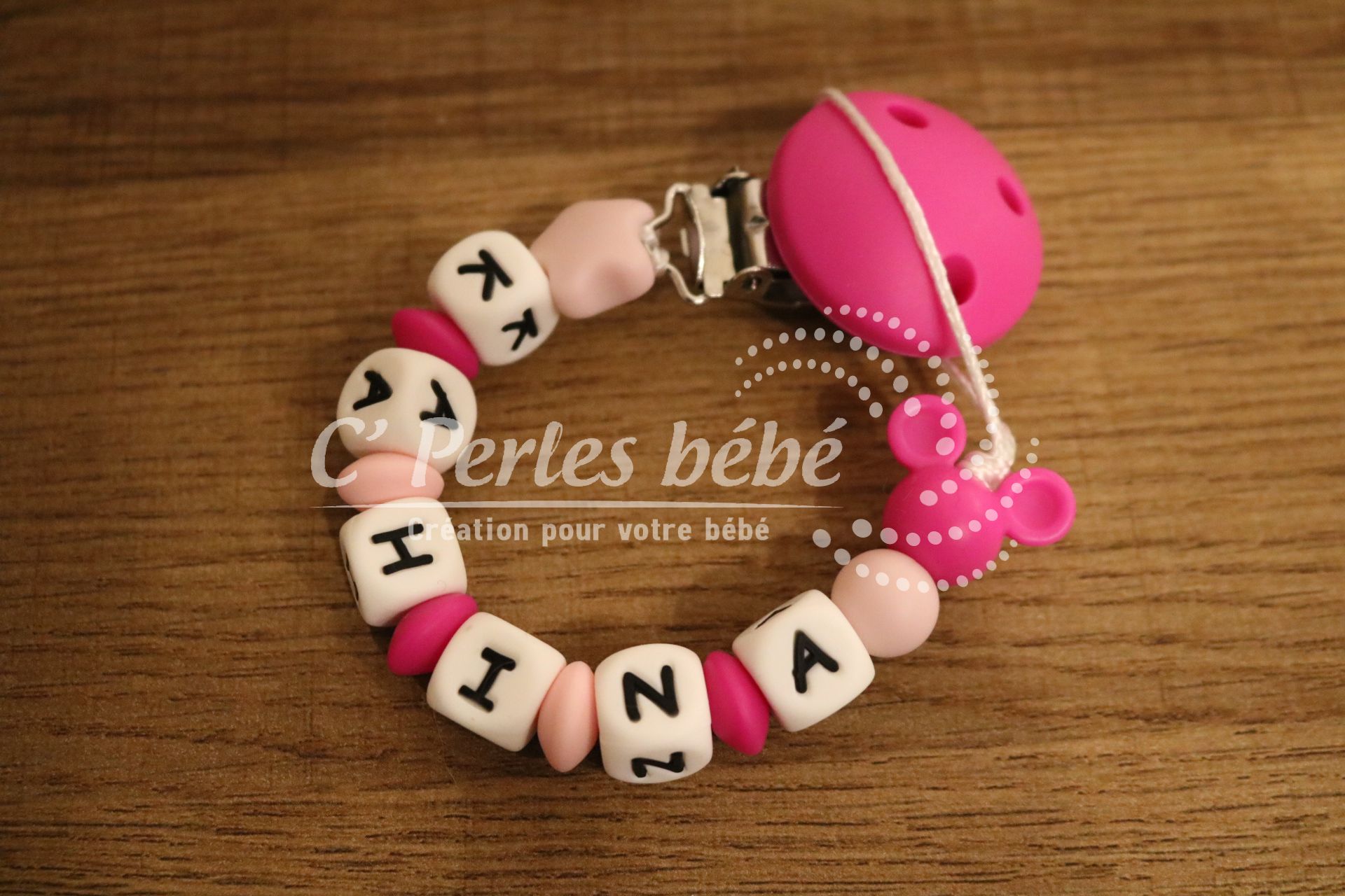 Attache tétine disney