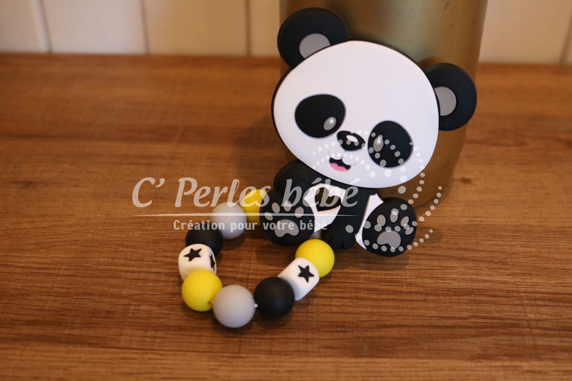 Anneau dentition panda prénom Anneau dentition panda prénom