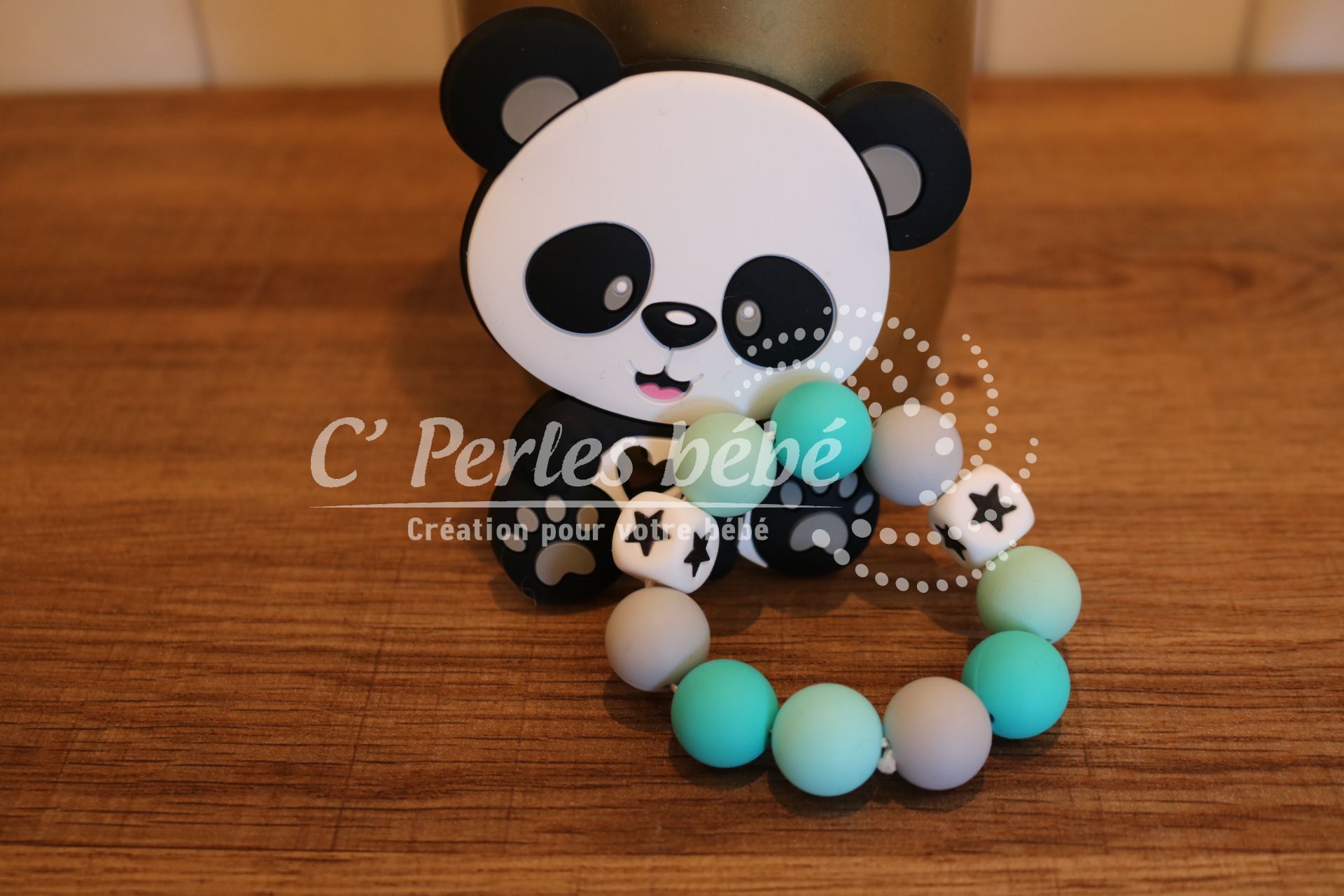 Anneau dentition panda prénom Anneau dentition panda prénom