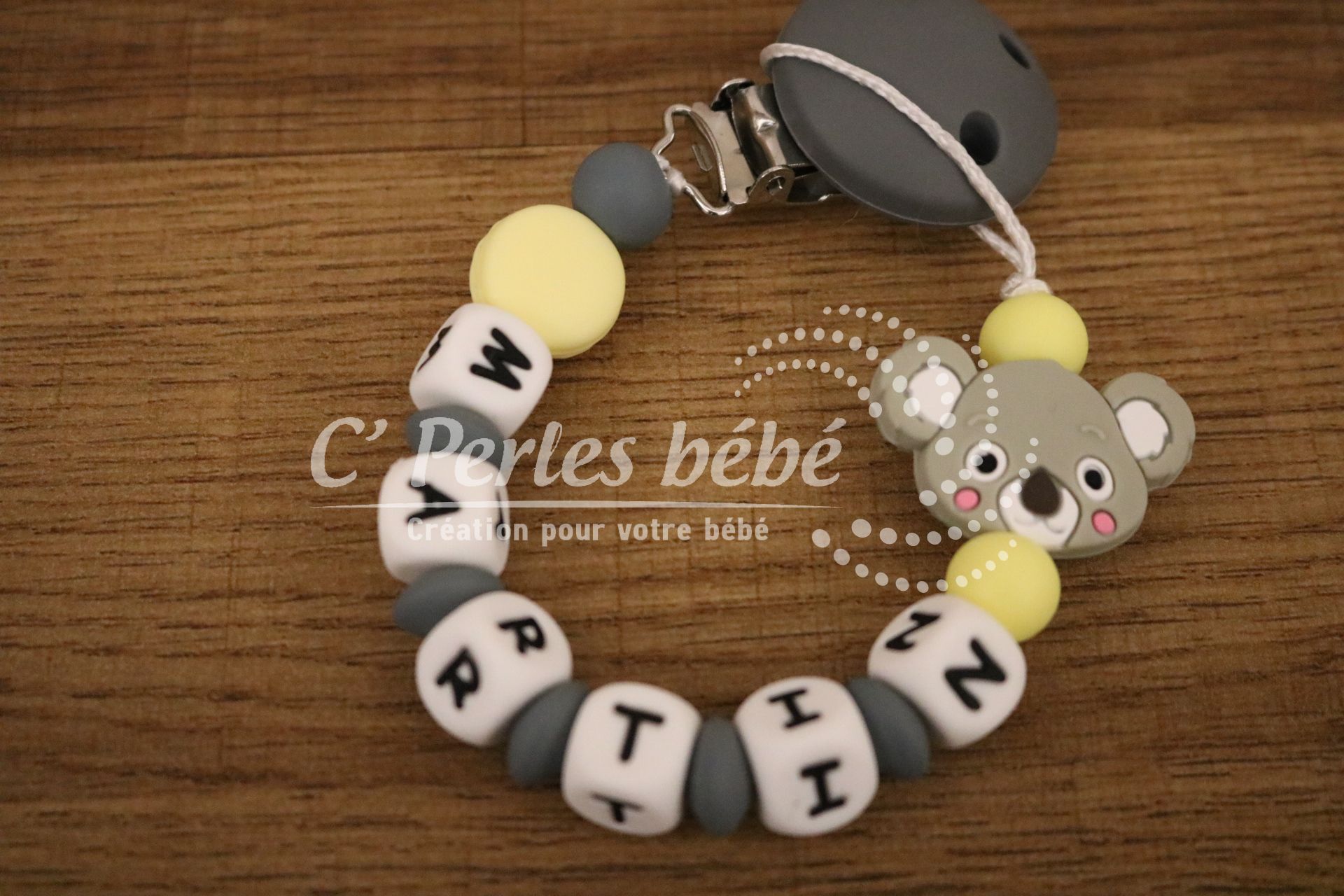 Attache tétine coloré Attache tétine coloré