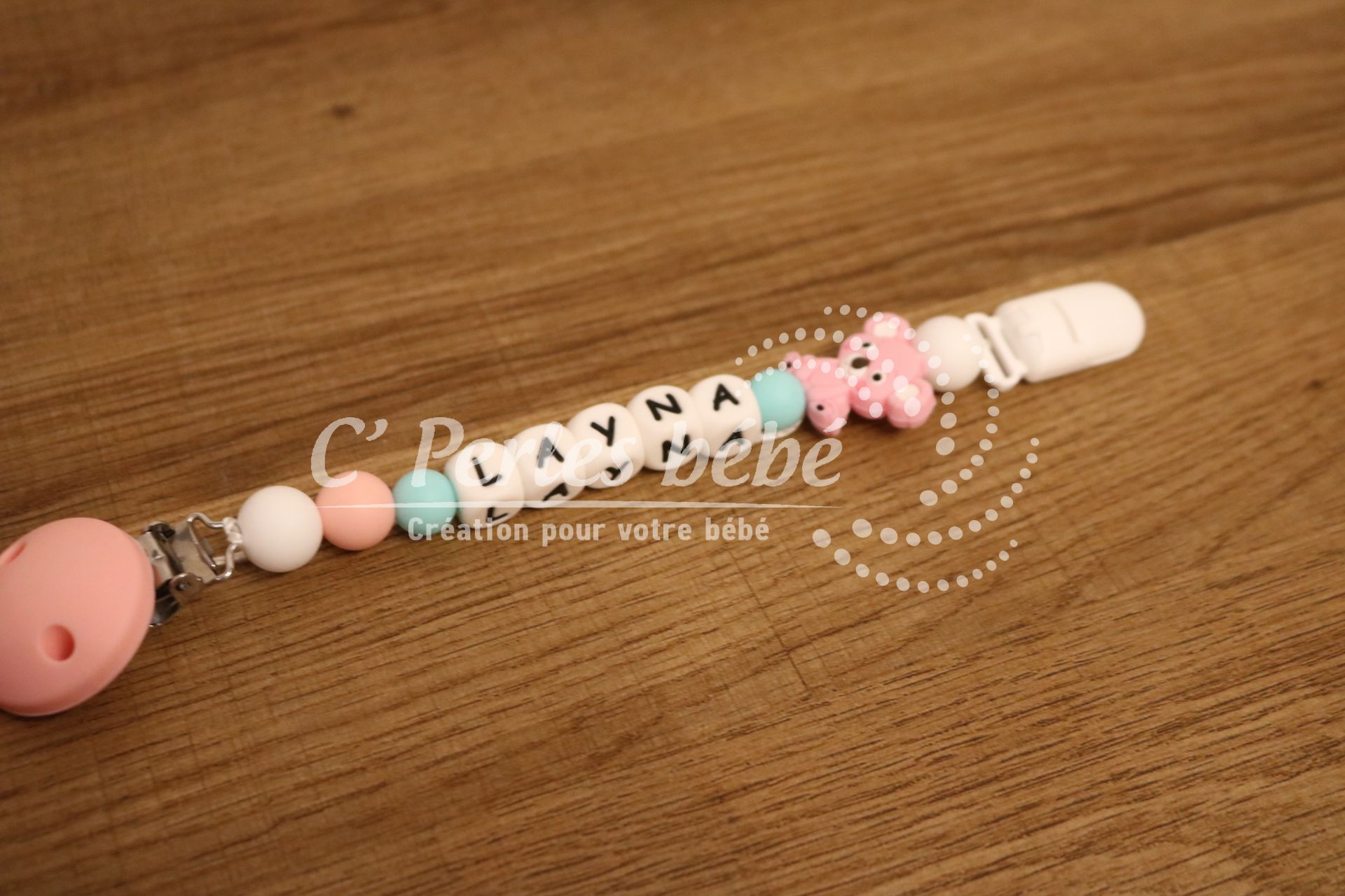 Attache doudou prénom