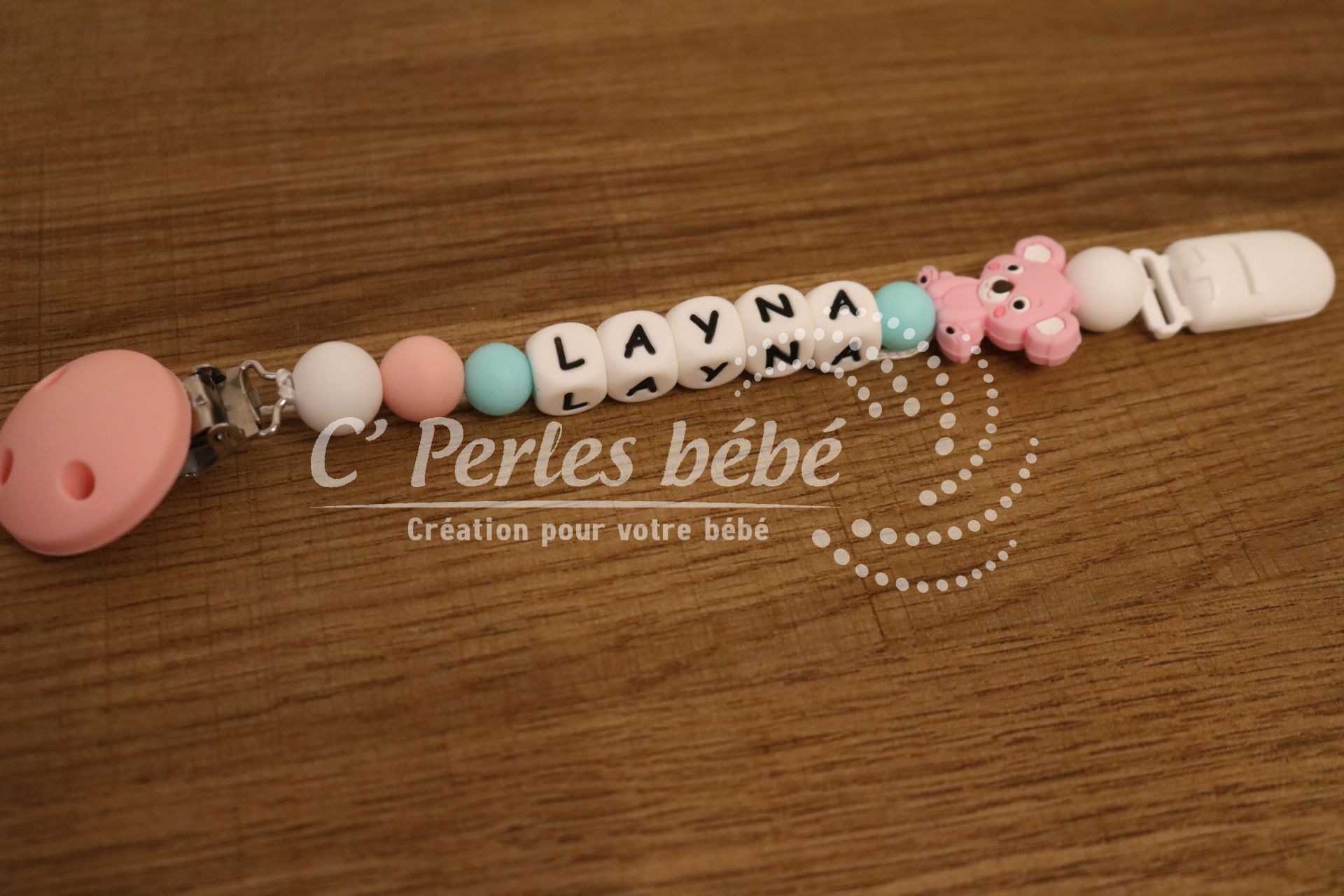 Attache doudou prénom