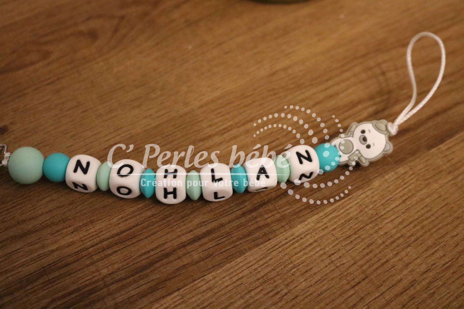 Attache tétine ourson