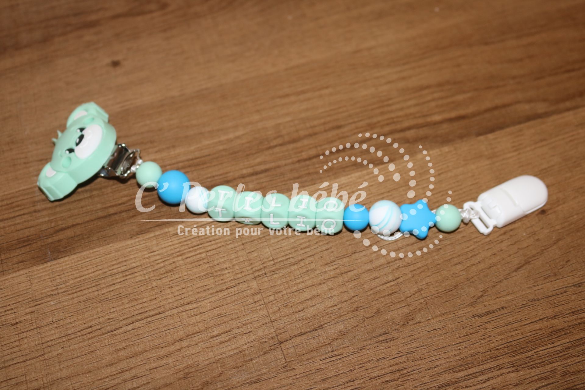 Attache doudou prénom Attache doudou prénom