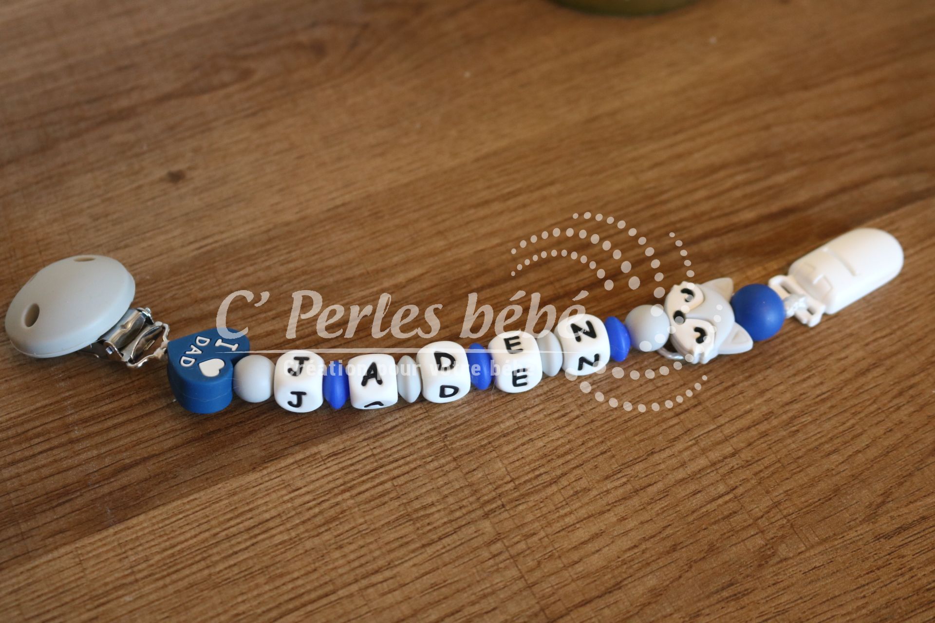 Attache doudou renard prénom Attache doudou renard prénom