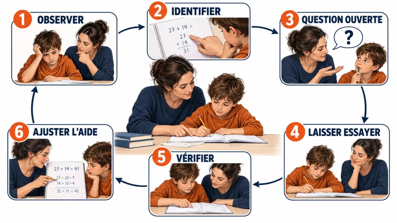 Cycle d’accompagnement des apprentissages de son enfant à la maison